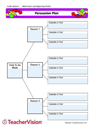 Persuasion Plan Graphic Organizer