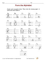 Form the Alphabet