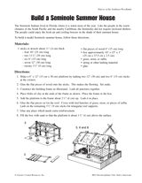 Build a Seminole Summer House