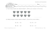Math Warm-Up 3 for Gr. 1 & 2: Numbers and Numeration