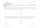 Math Warm-Up 62 for Gr. 3 & 4: Operations