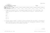 Math Warm-Up 65 for Gr. 3 & 4: Operations