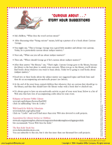 "Curious About..." Story Hour Suggestions