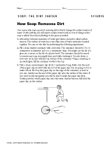 How Soap Removes Dirt