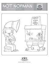 Not Norman: A Goldfish Story Coloring Page